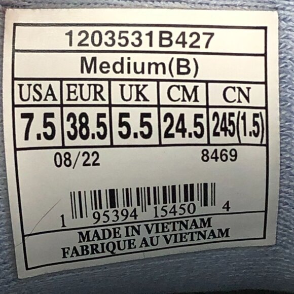 Brooks Women's Size 7.5B Adrenaline GTS 22 Blue Lace-Up Running Sneakers FAIR - Picture 14 of 15